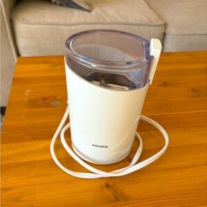 Krups coffee grinder. Selling because not being used, in good condition!